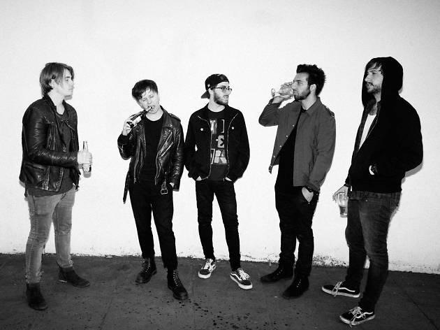 Nothing But Thieves B&w shot of Nothing But THieves
