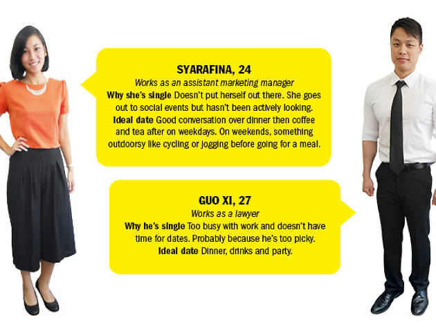 Find me a date: Guo Xi and Syarafina Find me a date: Guo Xi and Syarafina