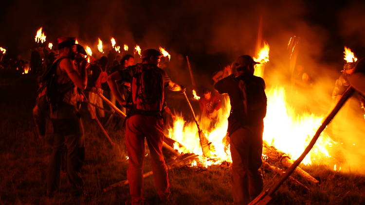 The Pyrenees and their fiery festivities