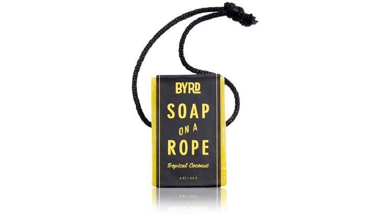 Byrd soap on a rope