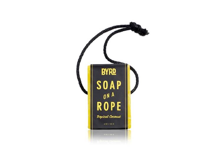 Byrd soap on a rope