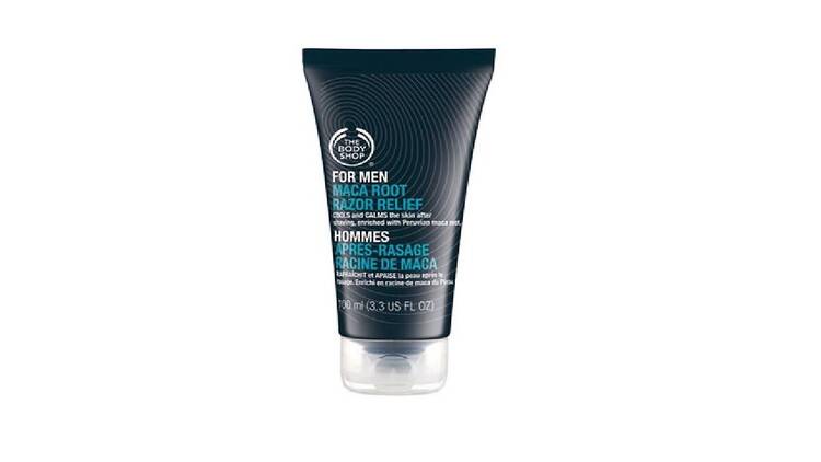 Body Shop men’s maca root razor relief