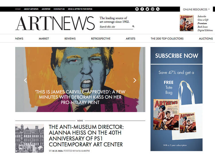 Best Art Websites For Current Art World News And Reviews   Image 