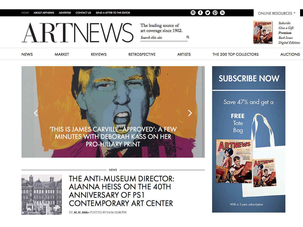 Best Art Websites for Current ArtWorld News and Reviews