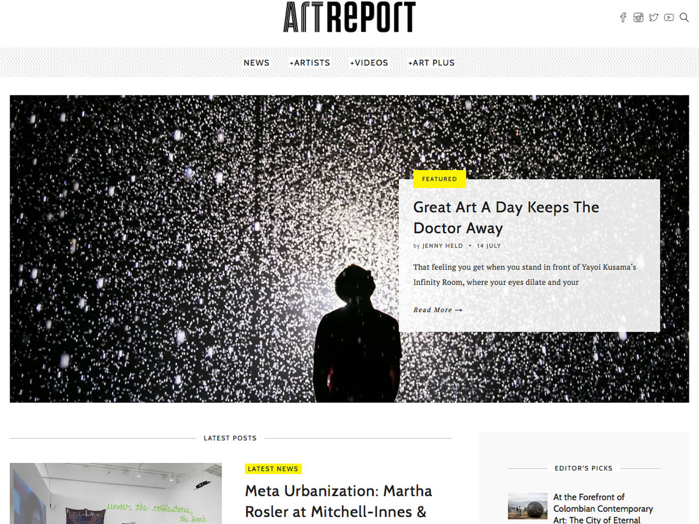 Best Art sites for Current ArtWorld News and Reviews