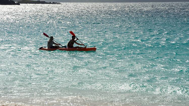 Explore by kayak or boat