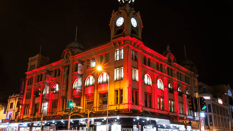 Broadway Shopping Centre at night