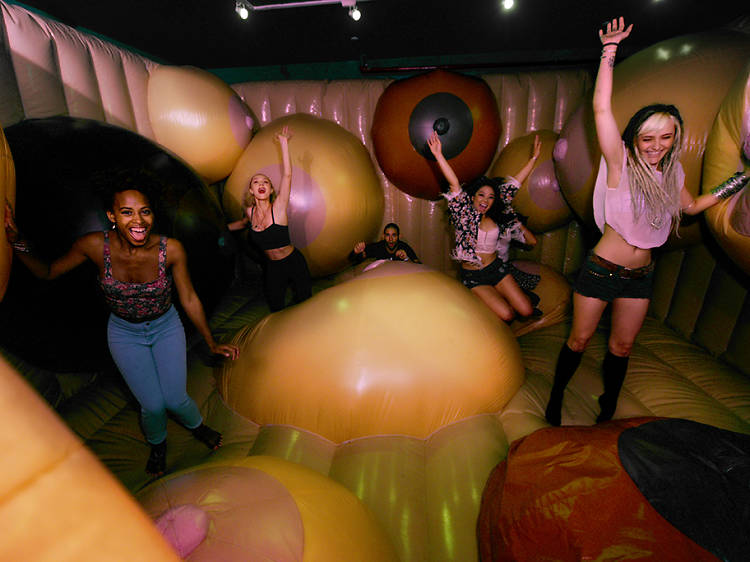 New Museum Of Sex Exhibit Features Boobie Bouncy House And More (VIDEO)