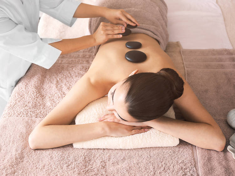 Hot stone massage