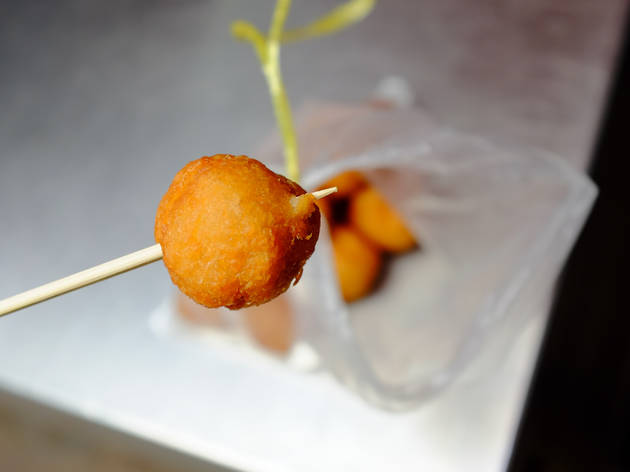 Sweet potato balls at Petaling Street Sweet potato balls at Petaling Street