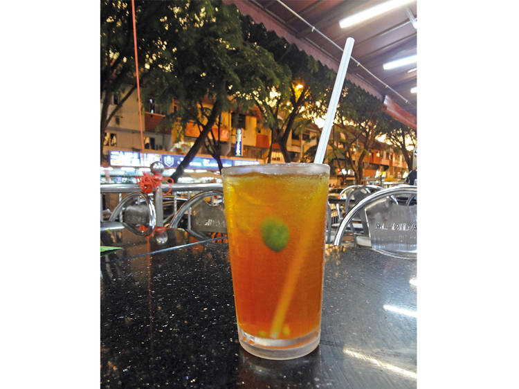 Teh o' ais limau at Restoran Al-Bidayah