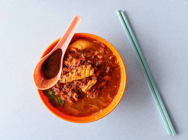 Assam laksa at O&S Restaurant