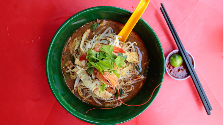 Sarawak laksa at Aunt Christina's Sarawak Laksa