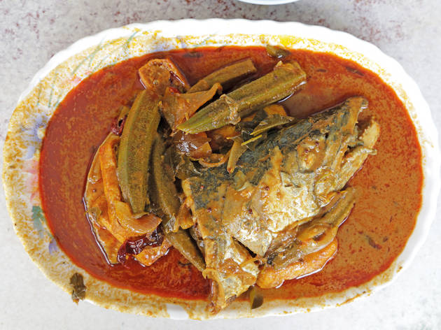 Fish head curry at Restoran Sin Hiap Kee Fish head curry at Restoran Sin Hiap Kee