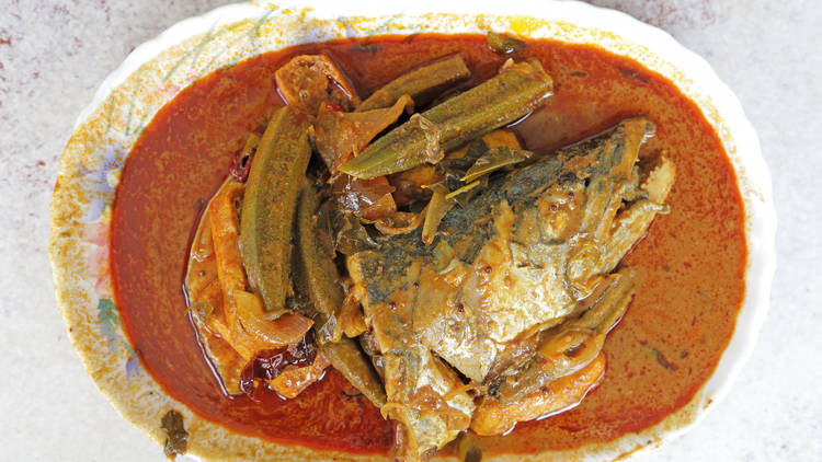 Fish head curry at Restoran Sin Hiap Kee