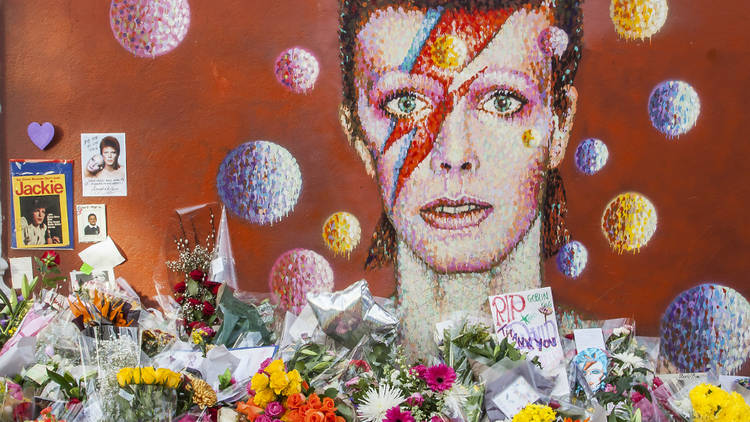 David Bowie mural in Brixton