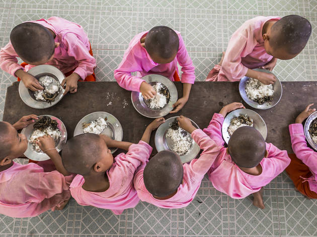 (Sue O’Connell: Nunnery near Yangon, Myanmar. Special mention, Faces, People & Encounters 2015)