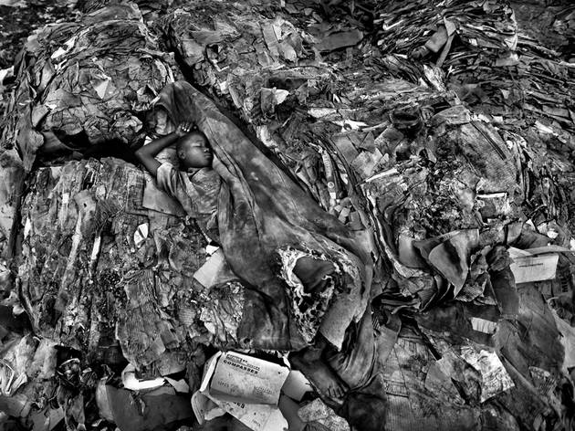 (Timothy Allen: Kibarani waste dump, Mombasa, Kenya. Winner, Best Single Image in Monochromal Portfolio, 2015)
