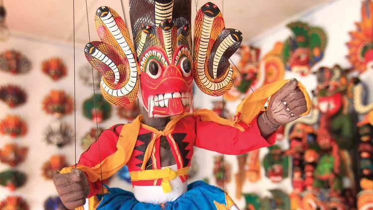 Puppets and masks of Ambalangoda