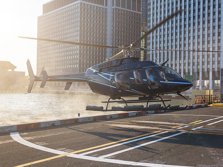 Soar over New York City on a helicopter tour