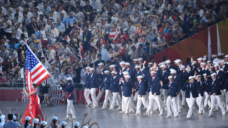 Team USA at the 2008 Summer Olympics Opening Ceremony