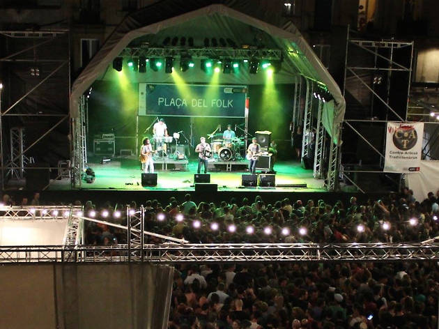 La Plaça del Folk Festa Major de Gràcia