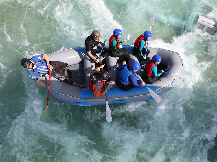 For intensity... Try rafting at Lee Valley White Water Centre