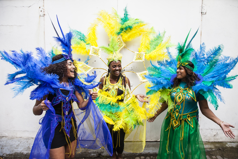 We feathered up for Notting Hill Carnival with the mas-making pros