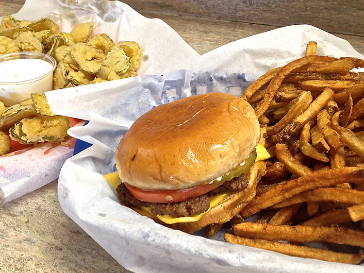 Cheeseburger at Dirty Martin’s Place