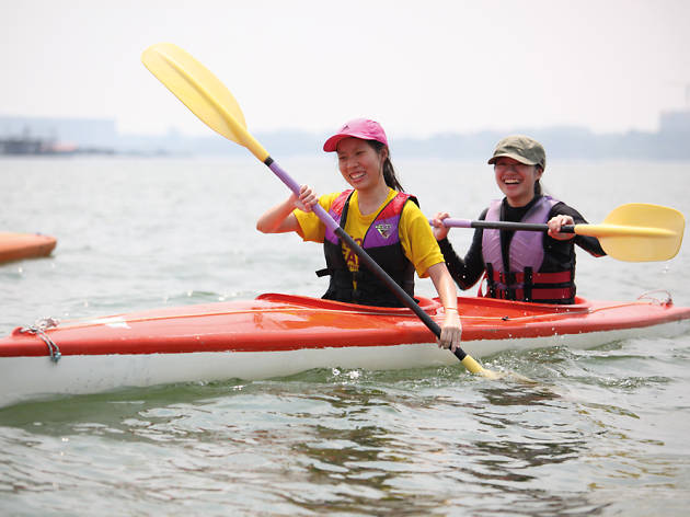 Pasir Ris Park, Kayaking Pasir Ris Park, Kayaking
