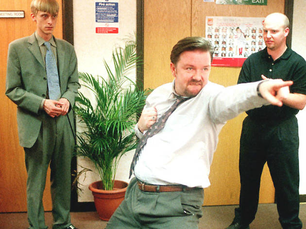 Ricky Gervais as David Brent in The Office Ricky Gervais as David Brent in The Office
