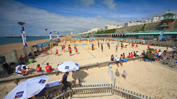 Getting fit on the sand