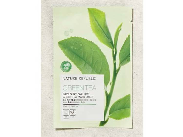 Given by Nature Green Tea Mask Sheet, RM5.90