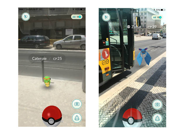 Stills da aplicação Pokémon Go Stills da aplicação Pokémon Go