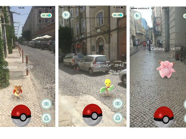 Stills da aplicação Pokémon Go Stills da aplicação Pokémon Go