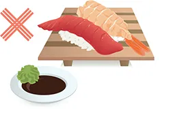 How to eat sushi the correct way