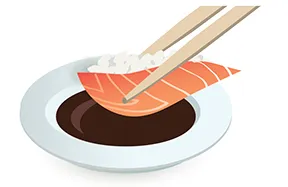 How to eat sushi the correct way