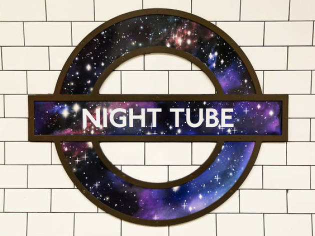Night tube roundel Night tube roundel