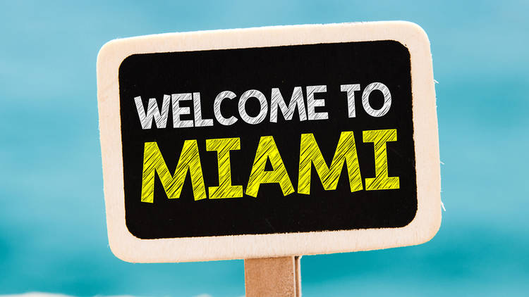 Welcome to Miami sign
