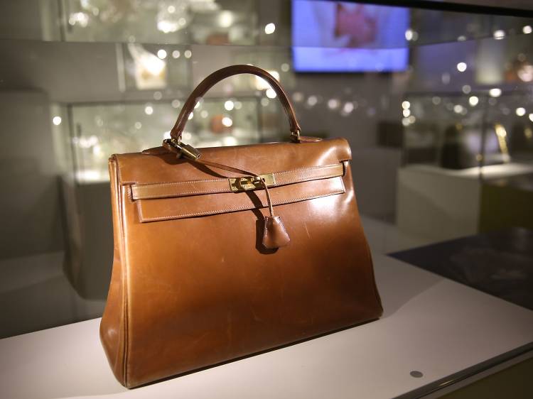 Brown Hermes bag