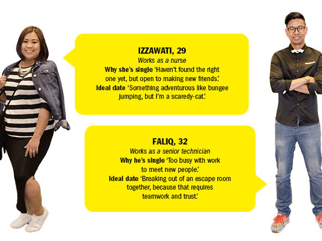 Find me a date: Faliq and Izzawati Find me a date: Faliq and Izzawati