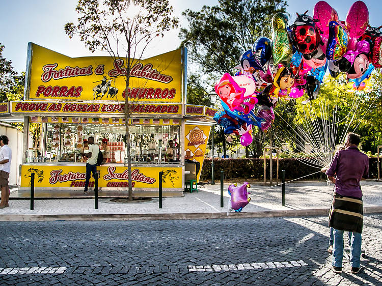 Banca de farturas na Feira da Luz