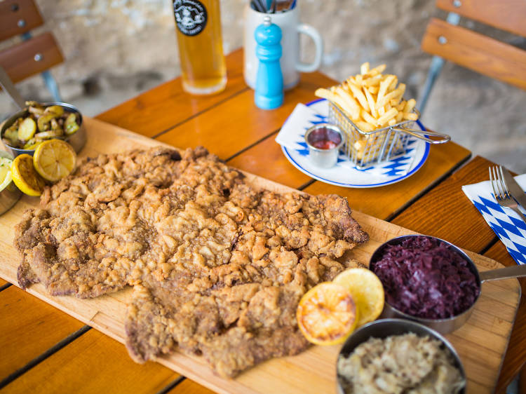 Enormous schnitzel