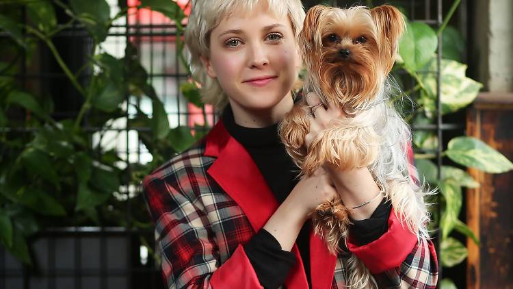 Emma Louise with Scout the Dog SLOP