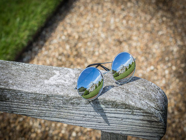 Syon House reflected in a pair of sunglasses Syon House reflected in a pair of sunglasses