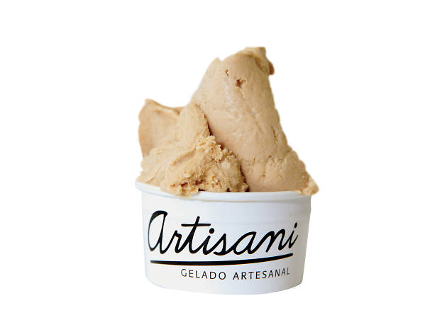Gelado de caramelo salgado da Artisani Gelado de caramelo salgado da Artisani