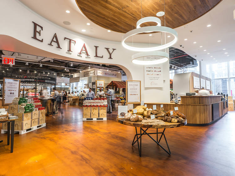 Feast on Italian delicacies at Eataly