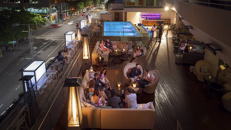 Soleil Pool Bar at the Rydges Hotel South Bank in Brisbane