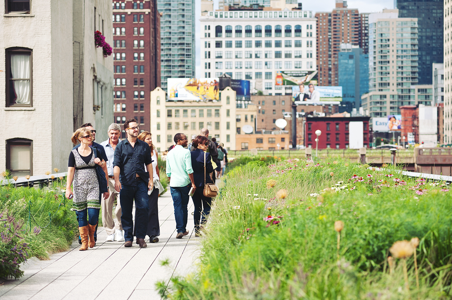 New York High Line Park Walking Tour