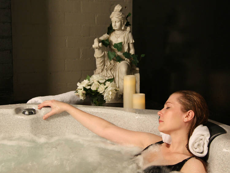 Grab some me-time at a day spa or bathhouse